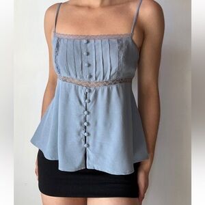 Wild Fable Babydoll Gray Lace Trim Camisole
Tank Top XXL